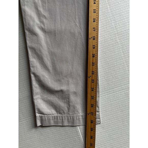 Banana Republic Straight Fit Chino Pants Men’s 32x30 Gray 100% Cotton -2 FLAW - Picture 6 of 16